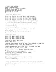 Image result for CreateTable Employee SQL