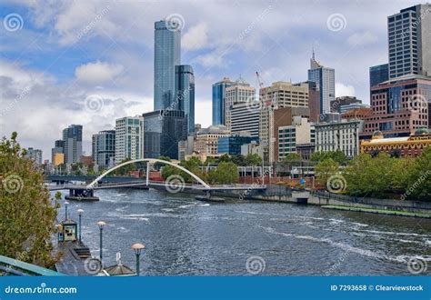 Yarra River in the City of Melbourne Stock Photo - Image of river, modern: 7293658