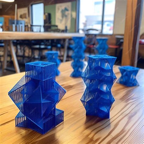 Premium Photo | 3D Printer Art Sculptures on Display