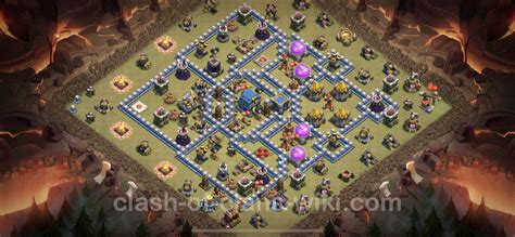 Best Anti 3 Stars War Base TH12 with Link, Hybrid - Town Hall Level 12 ...