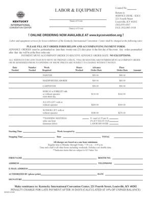 Fillable Online kyconvention 011-NT-KICC Voice & Data Order Form and T ...