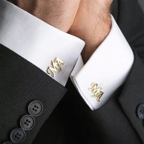 DIGITAL Custom Cufflinks for Men / Initials Cufflinks / - Etsy