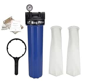 MG WATER SOLUTION Sediment Filter Assembly AFB-20, PP 5 Micron Spare ...