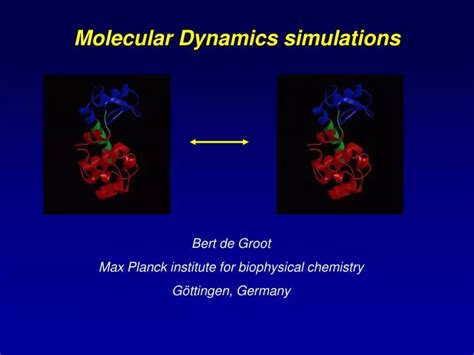 Image result for Molecular Dynamics Simulations Tree