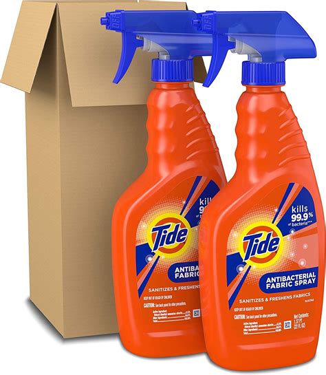 Tide Fabric Spray 22 fl oz - 2 Count Pack - Anti-Bacterial Fabric Spray ...