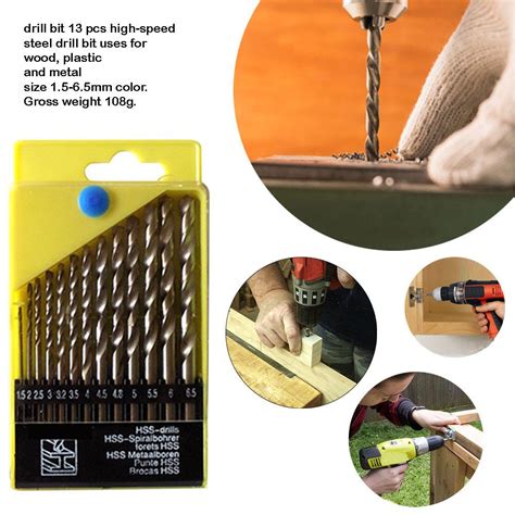 Shopper52 10mm Powerful Electric Drill Machine with 13Pcs Drill Bit Se