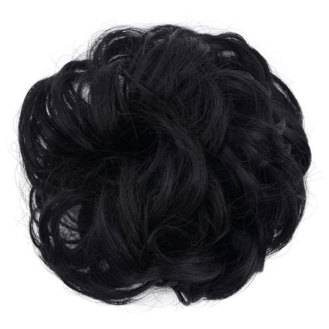 Mayukha Messy Hair Bun Hair Piece Hair Extension With Elastic Rubber ...