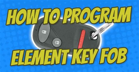 How to Program a 03 Honda Element Key Remote 的图像结果