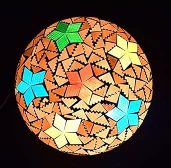 Buy Pravimish Mosaic Glass Ceiling Lamp/Light for Rooftop Living, Gift ...