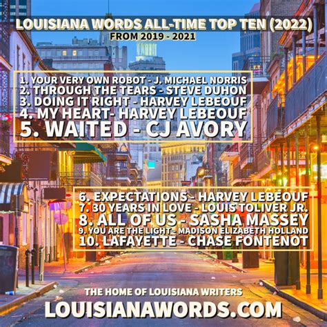 Louisiana Words All-Time Top Ten 2022 – (from 2019 – 2021) – Louis ...