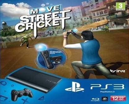 SONY PlayStation 3 (PS3) 12 GB with Move Street Cricket Price in India ...