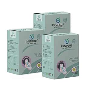 Buy PRIZPLUS Sanitary Pads 10 Piece With Anion Chip For Heavy Flow ...