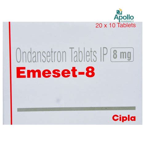 Emeset 8 Tablet | Uses, Side Effects, Price | Apollo Pharmacy