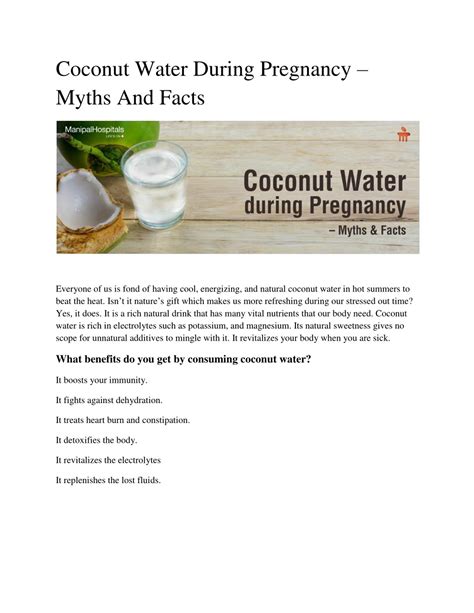 Coconut Water 38 Weeks Pregnant at Mildred Rohe blog