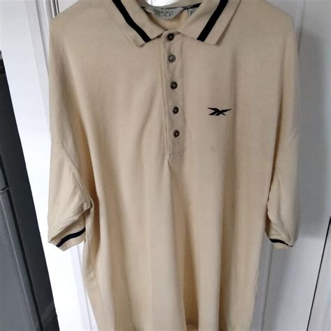 Reebok Vintage Golf Polo Shirt Good Condition Size... - Depop