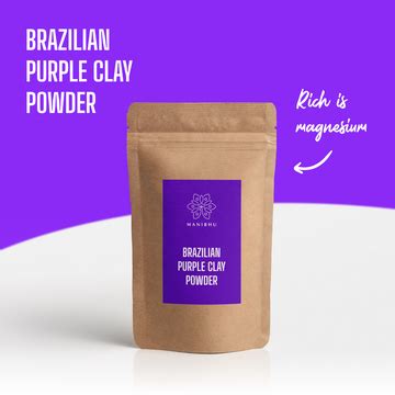 Brazilian Purple Clay Powder – Manibhu
