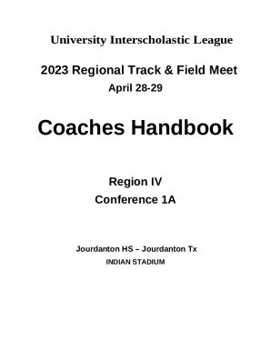 Texas High School Track and Field Statistics and Results Doc Template ...