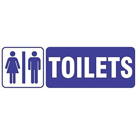 Paper Plane Design Male Female Toilet Sign Board for School Office Home ...