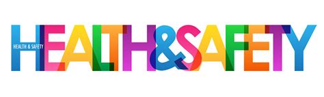 Health Safety Colorful Typography Banner Stock Illustration - Download ...