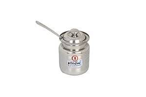 Kaveri VR828 Stainless Steel Ghee/Oil Pot Container - 200 ml, Silver ...