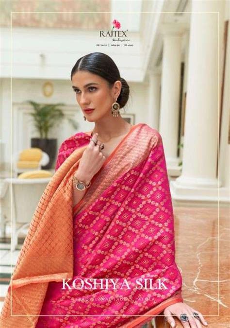 KOSHIYA SILK BY RAJ TEX 250001 TO 250006 SERIES INDIAN TRADITIONAL WEAR ...