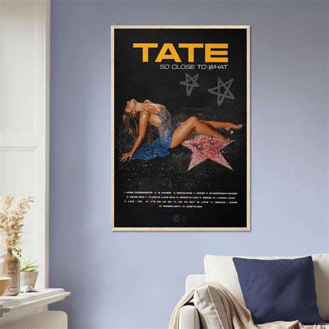 Tate Mcrae Poster, So Close To What Album Poster, Music Poster, Full ...