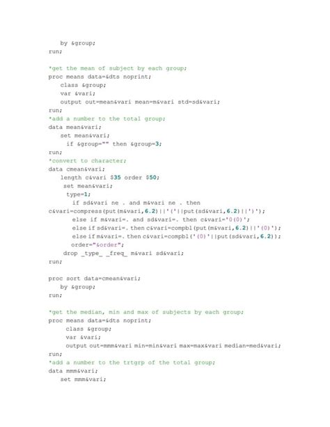 Image result for SAS Code Examples