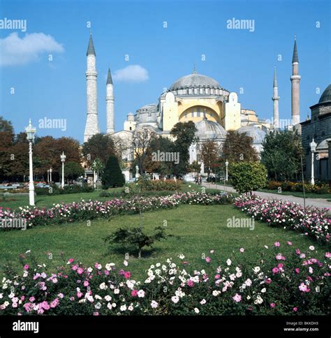 Hagia Sophia built by Justinian 6th century Istanbul Turkey Stock Photo - Alamy
