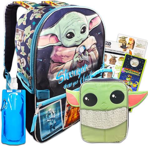 Baby Yoda Backpack with Lunch Box Set - Bundle with India | Ubuy