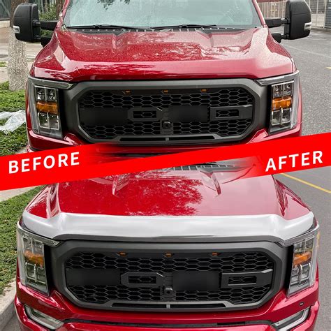 Xipoo Fit Ford F150 Hood Deflector Hood Shield Hood Guard for 2021 Ford ...