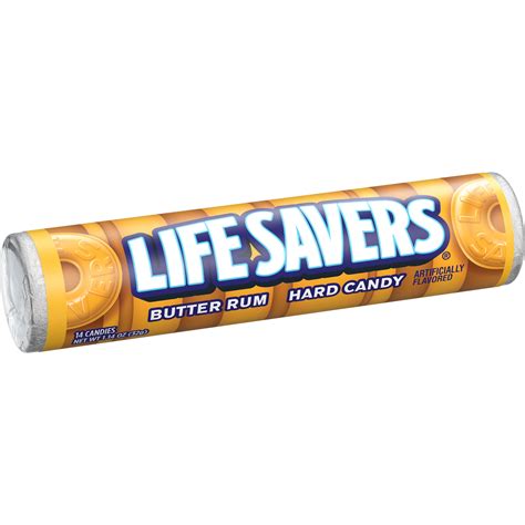 Life Savers Butter Rum Hard Candy - 1.14 oz Roll - Walmart.com
