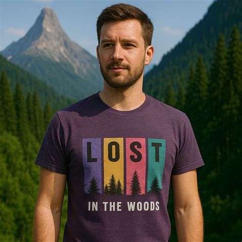 Lost in the Woods Family & Group Vacation T-Shirts exclusive at T Bhai