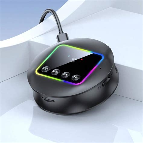 Wireless Handsfree Calling Car Kit Receiver Adapter 3.5mm AUX RCA Audio ...