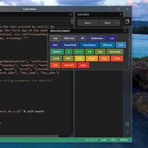 Code Writer Features 的图像结果