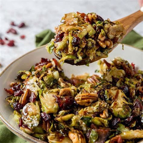 Roasted Brussels Sprouts Salad | YellowBlissRoad.com