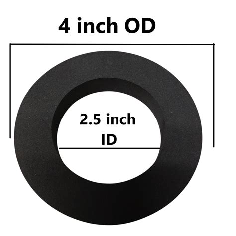 Foam Flush Gasket (102mm X 63mm) (4 Inch X 1.9-inch) - NuFlush
