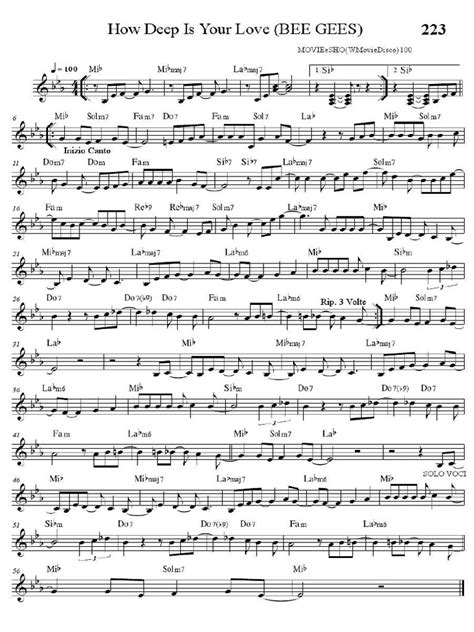 Image result for How Deep Is Your Love Piano Tutorial