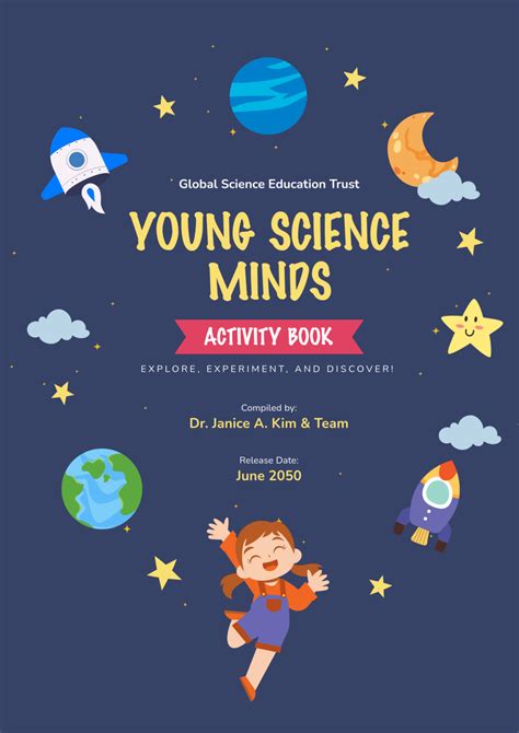 Image result for Science Book Cover Template