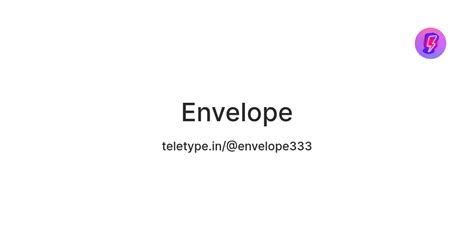Envelope — Teletype