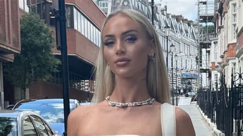 Glam footballer Alisha Lehmann suffers wardrobe malfunction in see-through white top after ...