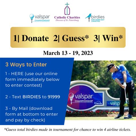 2023 Valspar Championship - Birdies for Tampa Bay Charities ...