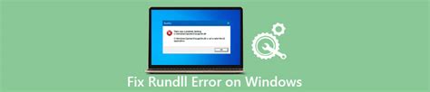 Image result for Error Message Rundll Cannot Find Module