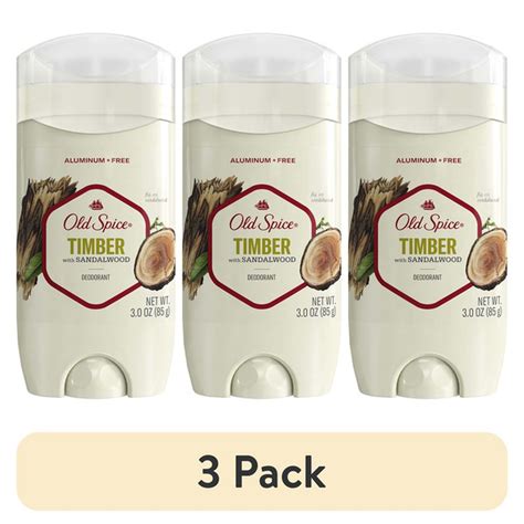 Old Spice Men's Timber With Sandalwood Aluminum-Free Invisible Solid ...