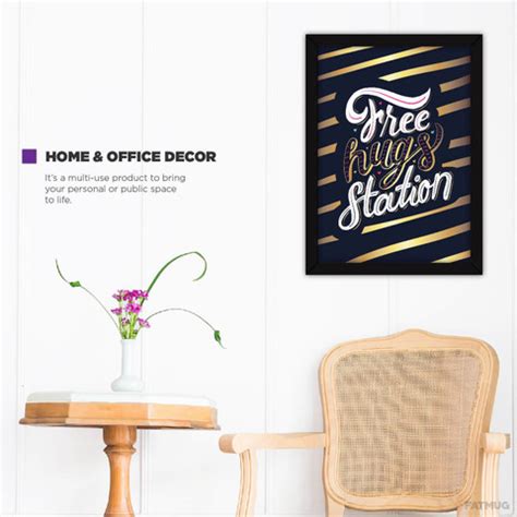 Framed Posters For Girls Hostel And Dorm Room Decor - Welcoming Wall ...