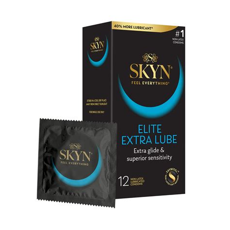 Get SKYN Elite Extra Lube Ultra-Thin, Lubricated Latex-Free Condoms ...