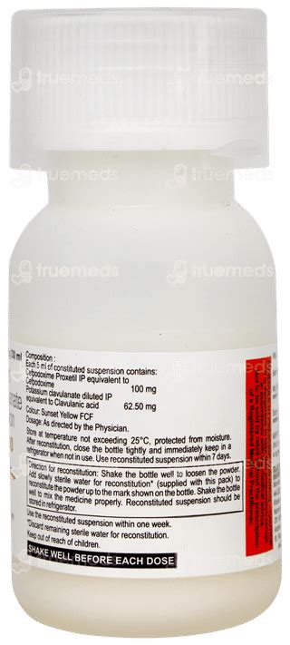 Macpod Cv 100625 Mg Suspension 30 Ml - Uses, Side Effects, Dosage ...