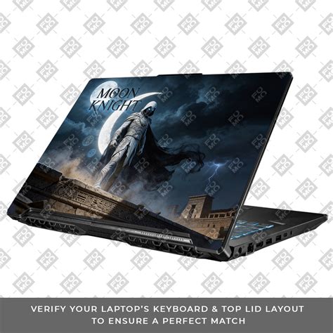 Moon Knight Lunar Vigil Asus TUF Gaming F17 FX706 Laptop Skin