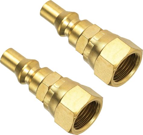 Amazon.com : Mtsooning Propane Quick Connect Fitting, 2PCS Low Pressure ...