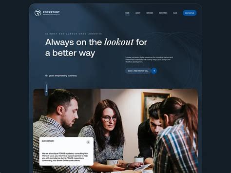 Dark Blue Web Design 的图像结果