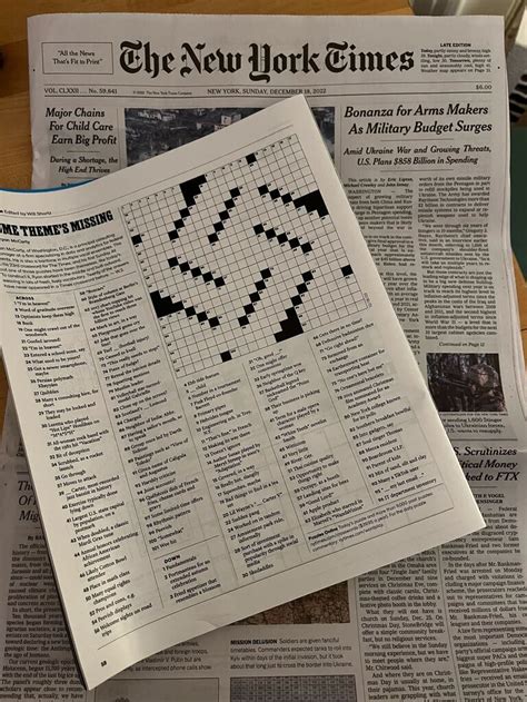 NYT Readers Shocked by Sunday Crossword Puzzle That Resembles Swastika